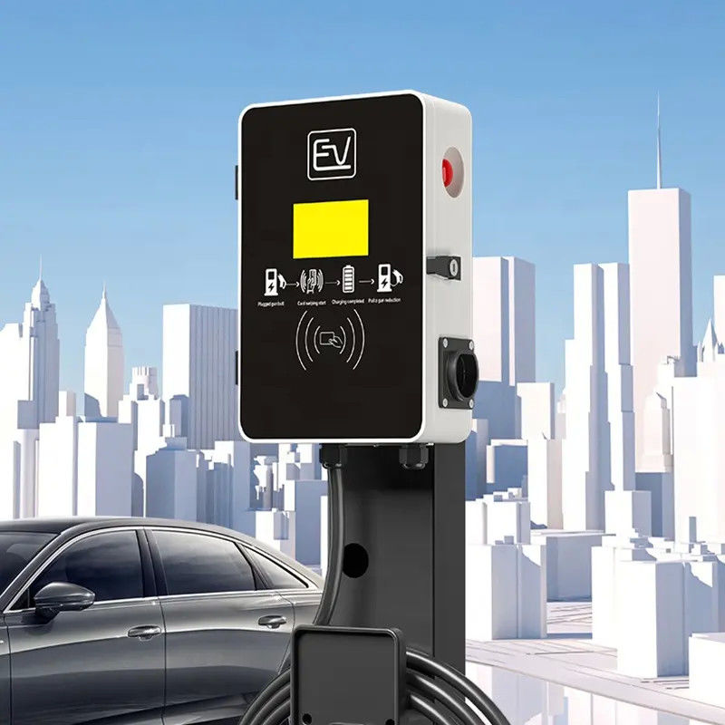 شاحن EV سريع الشحن 380 فولت 3 مراحل مثبت على الحائط من النوع 2