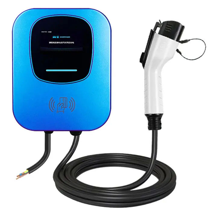 تخصيص الألوان 11kw محطة شحن EV سريعة الشحن مثبتة على الحائط للمنزل