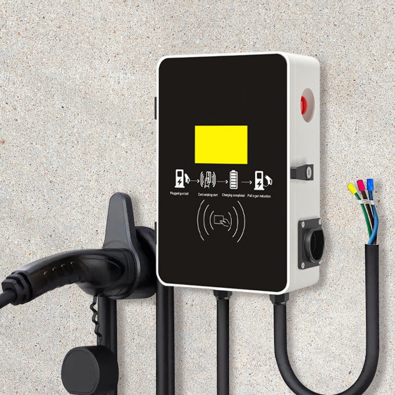 نوع 2 ونوع 1 محطة شحن مثبتة على الحائط 22kw OEM ODM