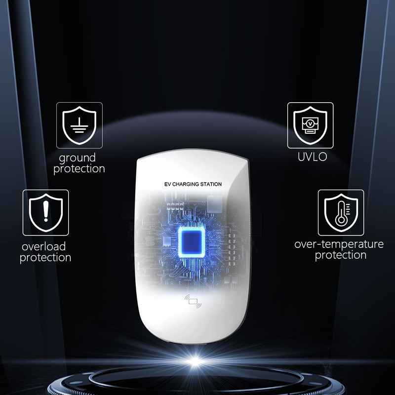 IP55 نوع 2 32A محطة شحن EV مثبتة على الحائط 3 مرحلة شاحن