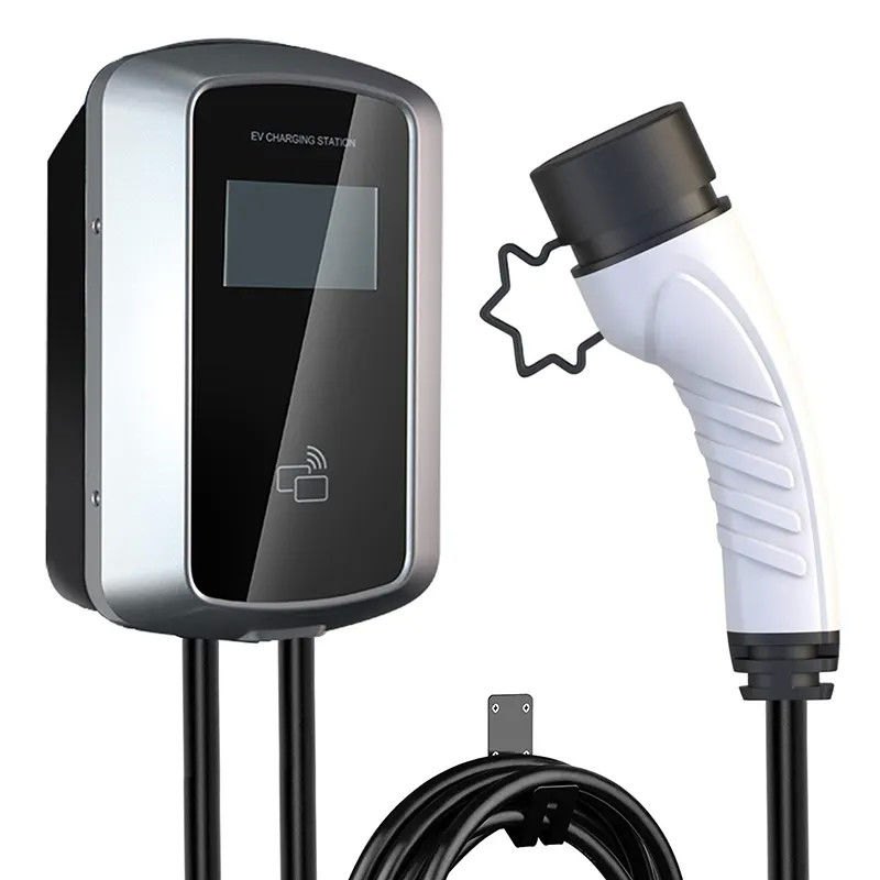 ODM OEM 32A Type1 محطة شحن EV مثبتة على الحائط أسرار السيارات السريعة