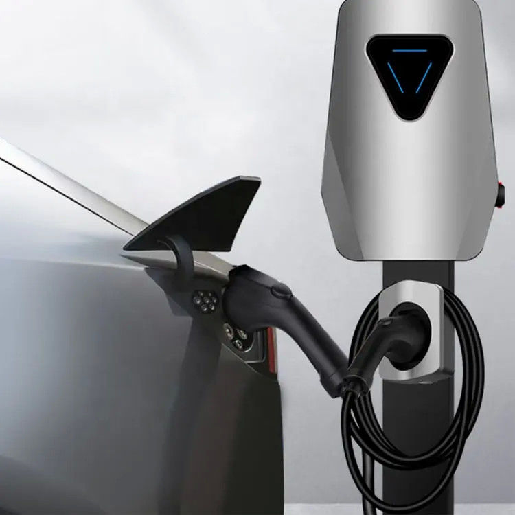 32A 48A مادة ABS مثبطات اللهب الجدار شاحن EV صندوق EVSE حماية الجهد الزائد