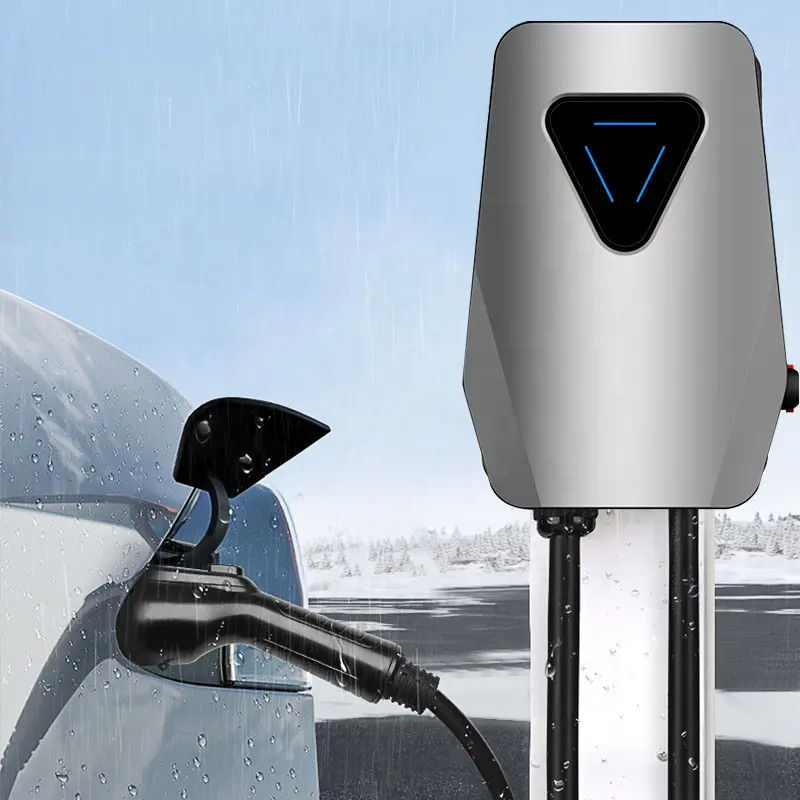 32A 48A مادة ABS مثبطات اللهب الجدار شاحن EV صندوق EVSE حماية الجهد الزائد
