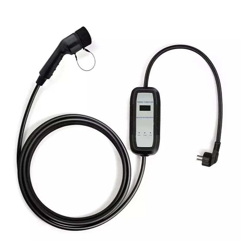شاحن Lightning Proof 32A Type 1 و Type 2 المحمول AC EV مع شاشة عرض