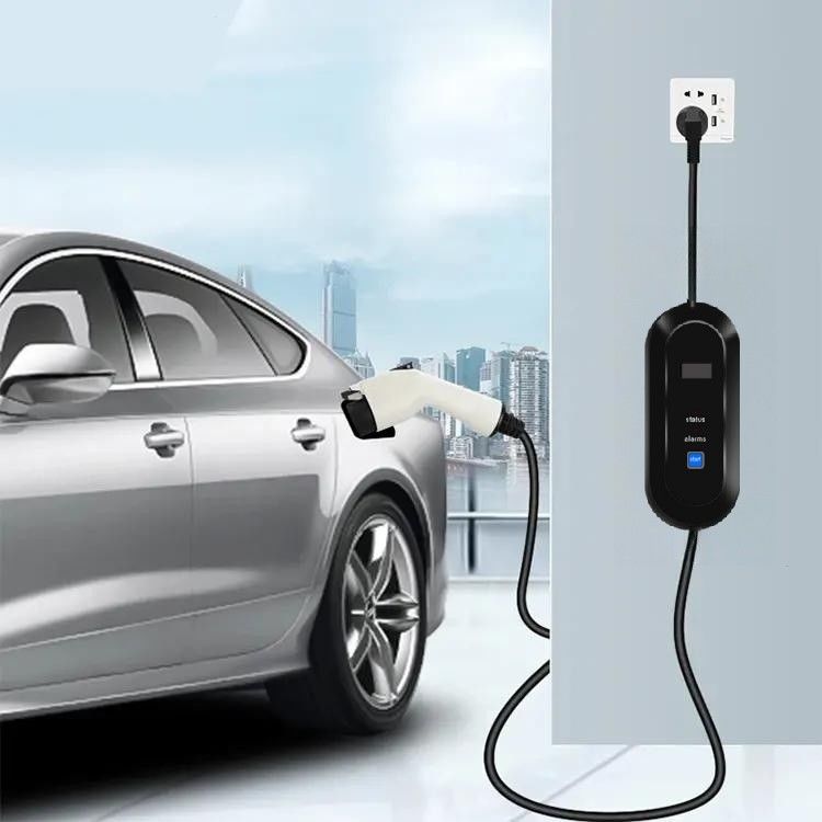 ODM OEM 220V النوع 2 حماية تسرب شاحن AC EV المحمول