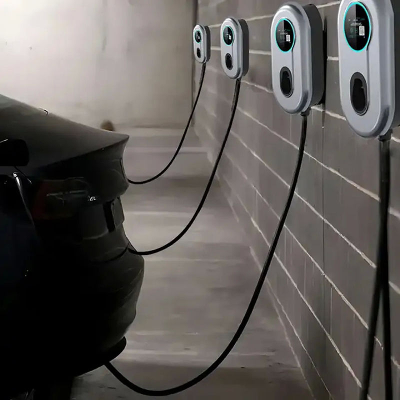 3 مراحل 400 فولت نوع 2 AC EV شاحن واي فاي شحن تيار قابل للتعديل