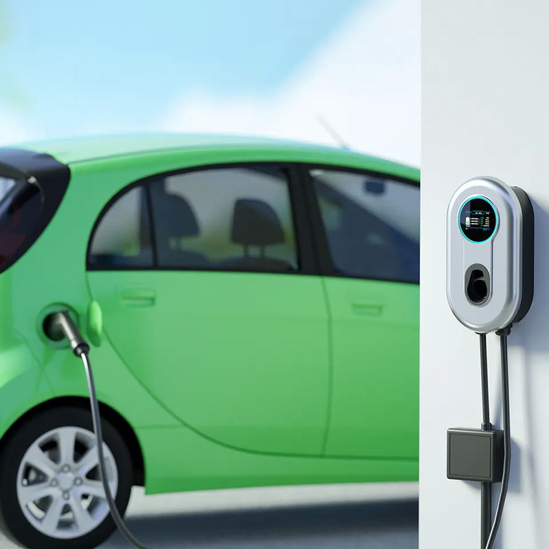شحن سريع بطاقة RFID 22kw شاحنات EV المحمولة من النوع 2 مع بندقية واحدة