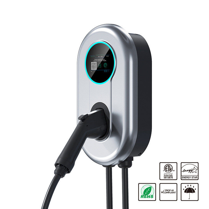 شحن سريع بطاقة RFID 22kw شاحنات EV المحمولة من النوع 2 مع بندقية واحدة