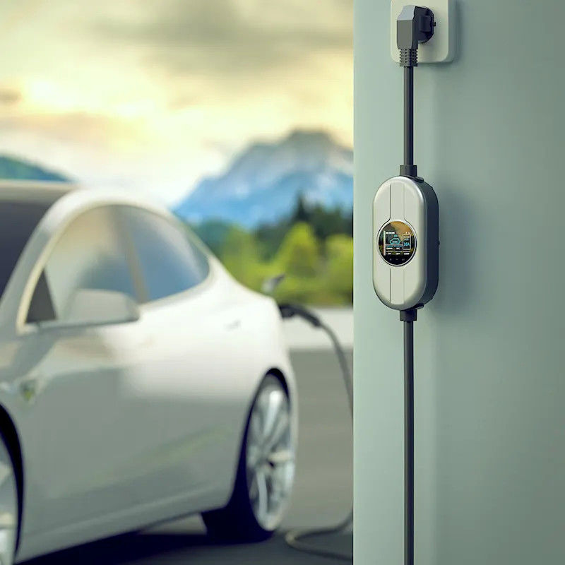 5m أو 7.4m كابل محطة شحن EV المحمولة EV شاحن EV مرحلة 1 AC 230V