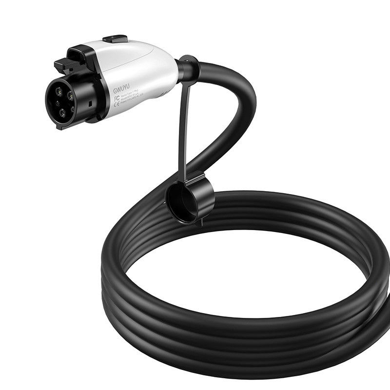 OEM ODM 48A نوع 1 نوع 2 شاحن Ac Ev كابل شحن منزلي مع مستشعر درجة الحرارة