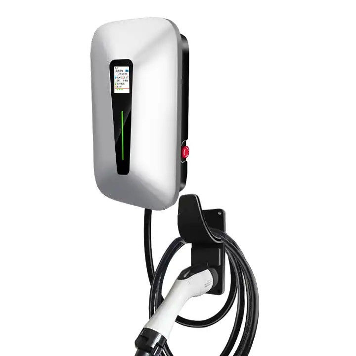 11kw بطاقة العجلة المنزلية من النوع 1 من النوع 2 شاحن صندوق الحائط AC 16A 32A