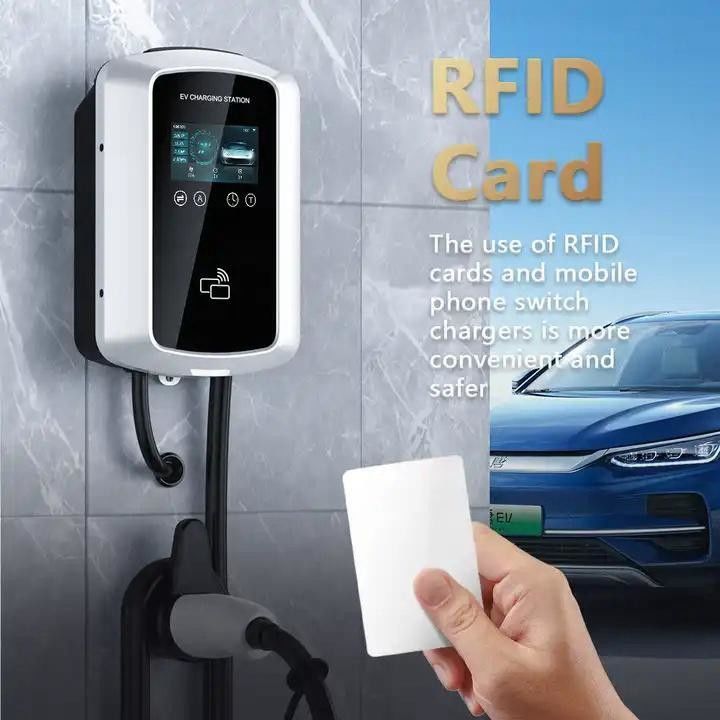 شاحن كهربائي من النوع 2 ذو مستوى 2 11kw 32A مع شهادة CE