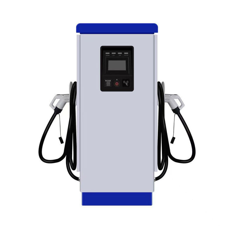 GB/T المدافع المزدوجة 380V 4G محطة شحن EV DC الألوان المخصصة