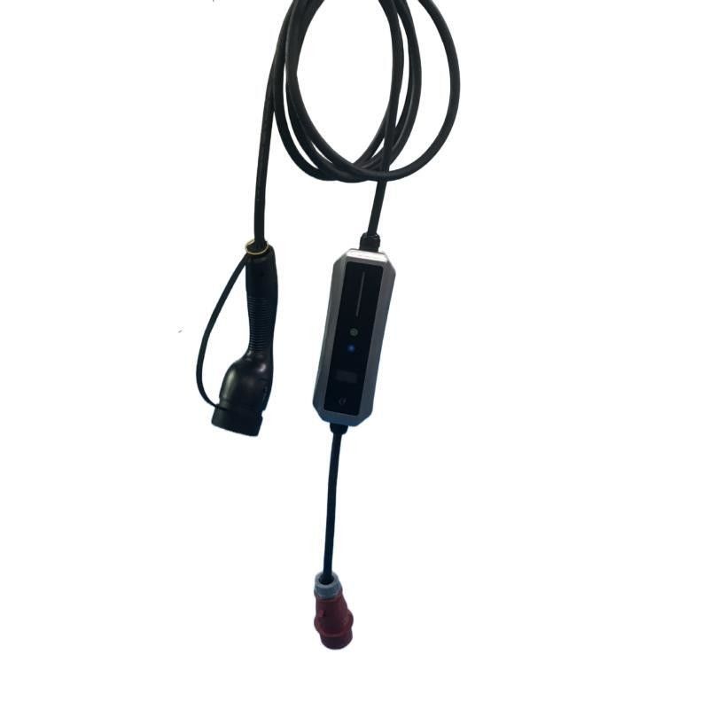 نوع 1 شاشة LED 16A / 32A شاحن AC EV المحمول مع سدادة CEE