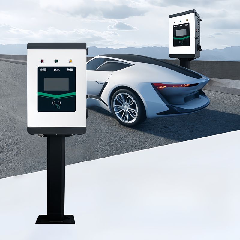 GB/T محطة شحن متواصلة للسيارات الكهربائية ذات السلاح الواحد 40kw مثبتة على الحائط للاستخدام المنزلي