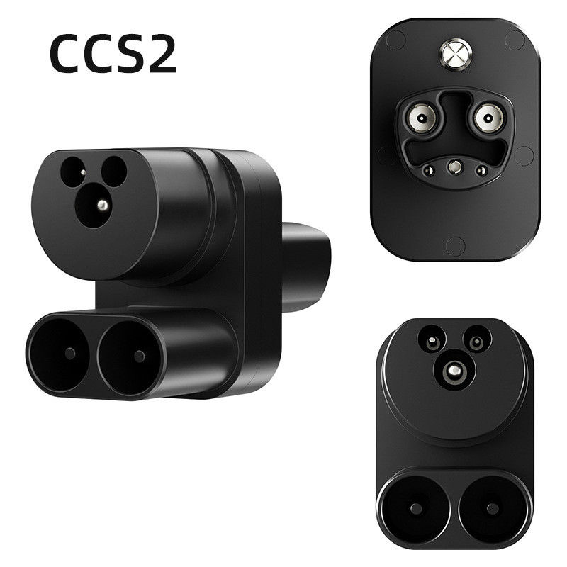 DC 250kw CCS1 و CCS2 إلى Tesla Adapter EV لوازم شحن لجميع سيارات Tesla