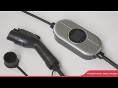 محول Schuko أحادي الطور 16A محطة شحن EV محمولة مع شاشة LCD