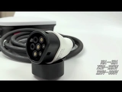 3 المرحلة مربع نوع 2 32A محطة شحن EV مثبتة على الحائط للاستخدام المنزلي